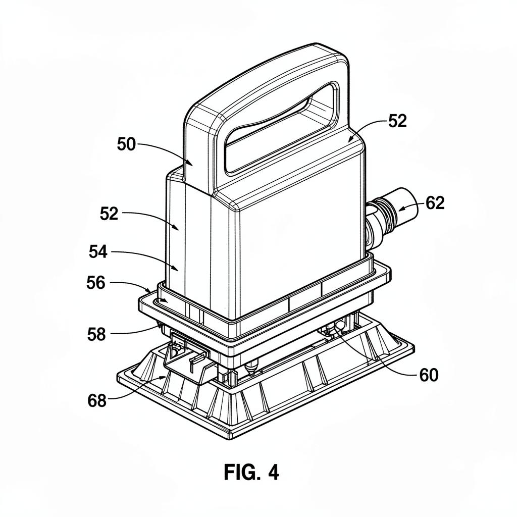 FIG. 4 — Punch tool, patent figure concept